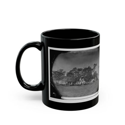 Spotsylvania Court House, Va., Vicinity. Beverly House, Headquarters Of Gen. Gouverneur K. Warren, 5th Corps (U.S. Civil War) Black Coffee Mug-Go Mug Yourself