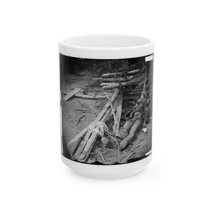 Spotsylvania Court House, Va., Vicinity. Body Of A Confederate Soldier Near Mrs. Alsop's House (U.S. Civil War) White Coffee Mug-15oz-Go Mug Yourself