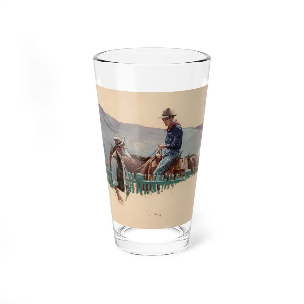 Spreading the Word (Magazine Illustration) Pint Glass 16oz 16oz - Go Mug Yourself