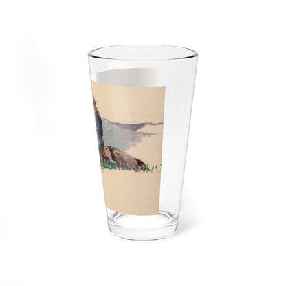 Spreading the Word (Magazine Illustration) Pint Glass 16oz-Go Mug Yourself