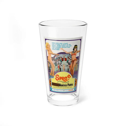 SPREE (3) 1967 Movie Poster - Pint Glass 16oz 16oz - Go Mug Yourself
