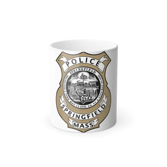 Springfield Police Department Massachusetts - Color Changing Mug 11oz-11oz-Go Mug Yourself