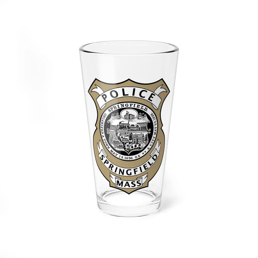 Springfield Police Department Massachusetts - Pint Glass 16oz-16oz-Go Mug Yourself