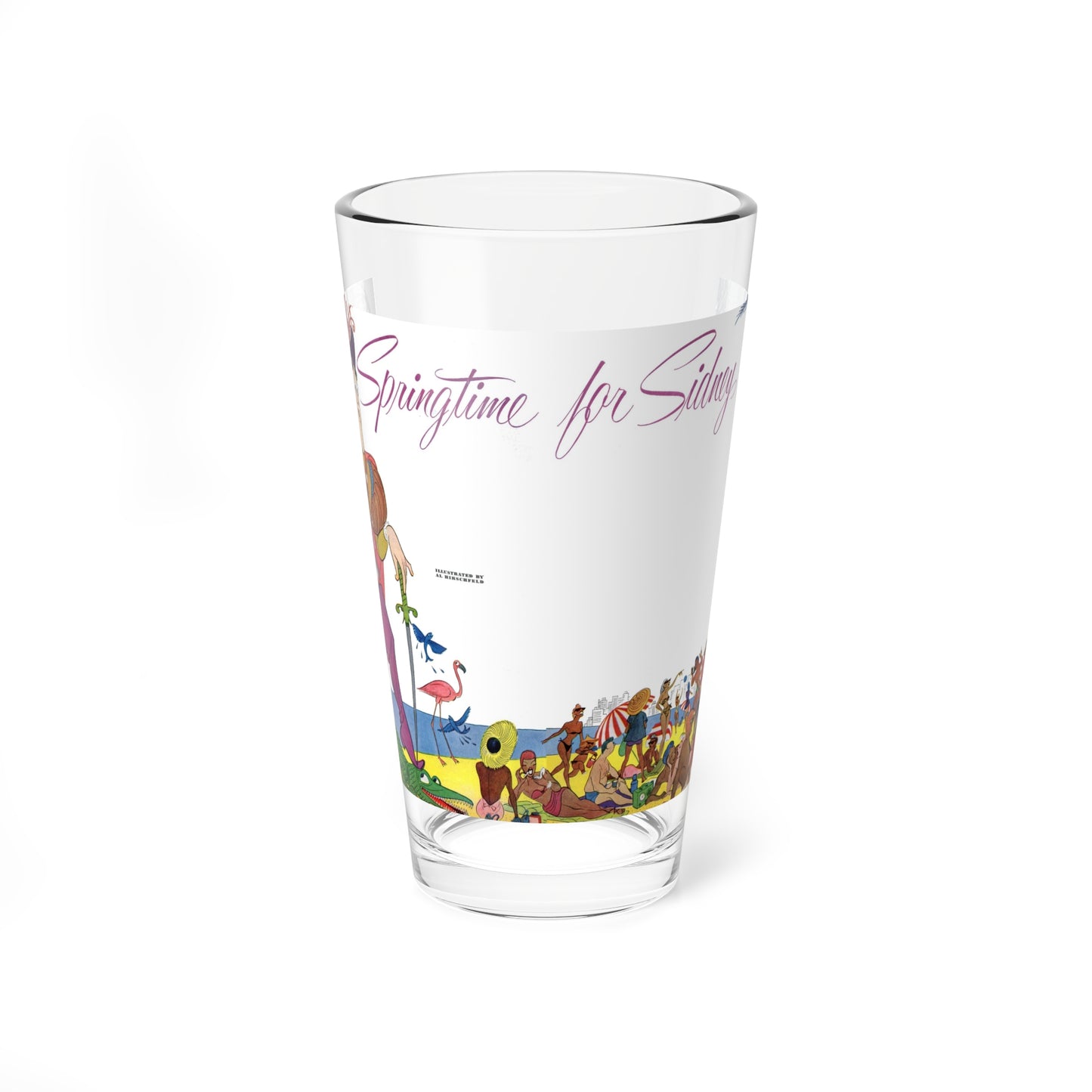 Springtime for Sidney, Redbook, February 1952 (Magazine Illustration) Pint Glass 16oz-16oz-Go Mug Yourself