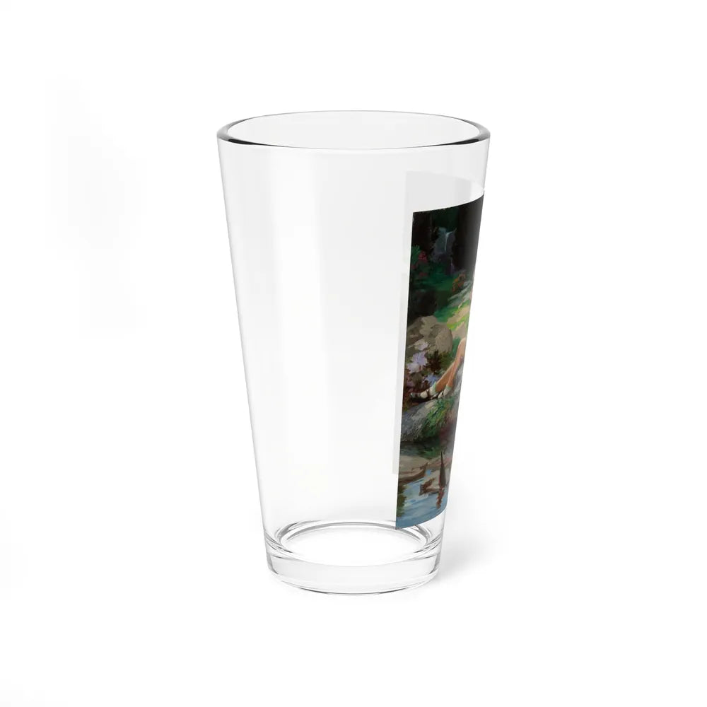 Springtime in Wonderland (Magazine Illustration) Pint Glass 16oz - Go Mug Yourself