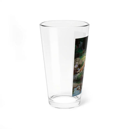 Springtime in Wonderland (Magazine Illustration) Pint Glass 16oz - Go Mug Yourself