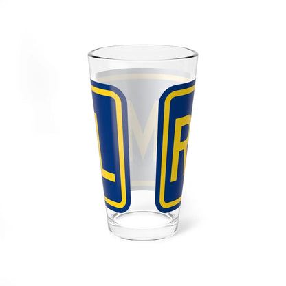 Spur plate county es (Puerto Rico) (Road Sign) Pint Glass 16oz - Go Mug Yourself
