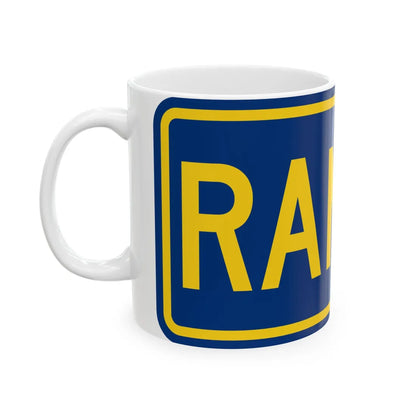 Spur plate county es (Puerto Rico) (Road Sign) White Coffee Mug - Go Mug Yourself
