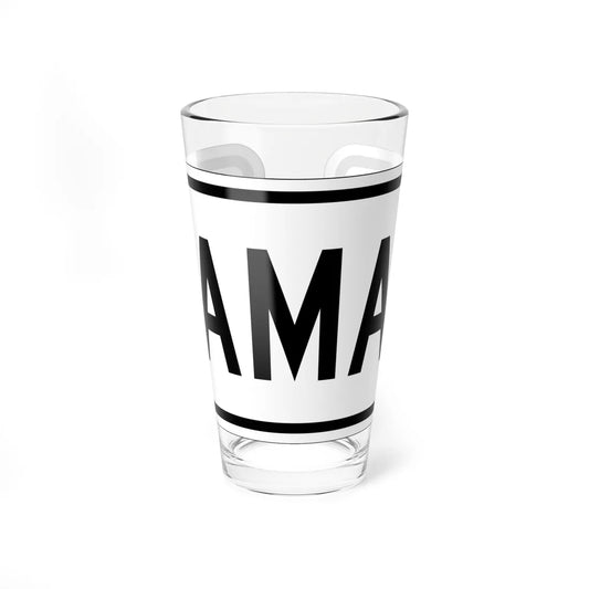 Spur plate es (Puerto Rico) (Road Sign) Pint Glass 16oz 16oz - Go Mug Yourself