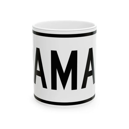 Spur plate es (Puerto Rico) (Road Sign) White Coffee Mug 11oz - Go Mug Yourself