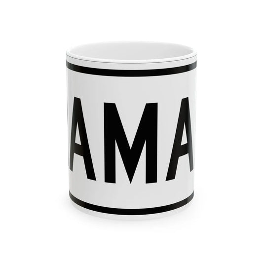 Spur plate es (Puerto Rico) (Road Sign) White Coffee Mug 11oz - Go Mug Yourself