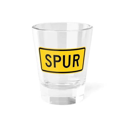 Spur plate Wyoming (Wyoming) (Road Sign) Shot Glass 1.5oz 1.5oz - Go Mug Yourself
