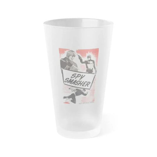 SPY SMASHER (2) 1942 Movie Poster - Frosted Pint Glass 16oz 16oz Frosted - Go Mug Yourself
