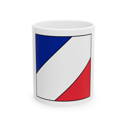 Sq3 navywhitered (France) White Coffee Mug 11oz - Go Mug Yourself