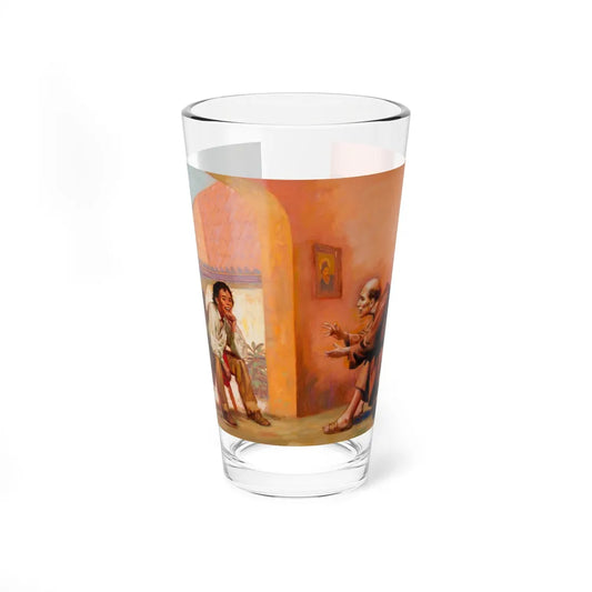 Squanto and the Miracle of Thanksgiving, interior illustrations (1), 2012 (Magazine Illustration) Pint Glass 16oz 16oz - Go Mug Yourself