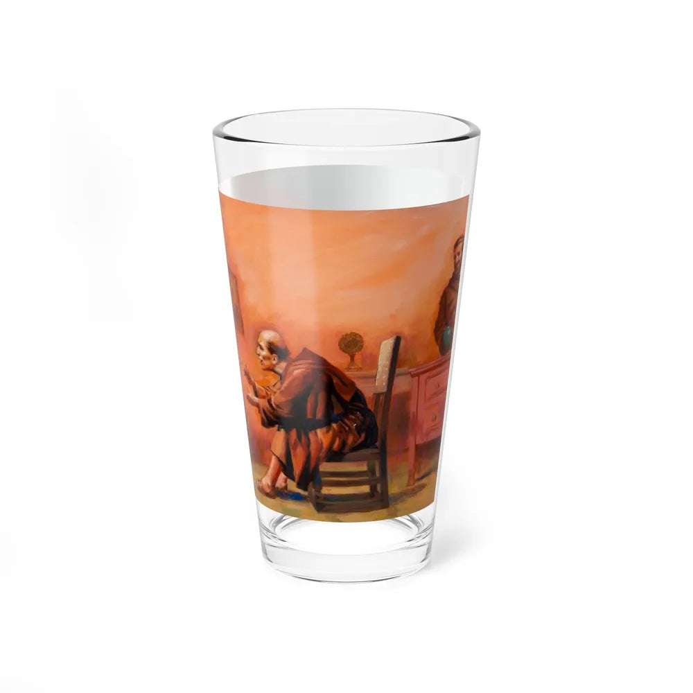 Squanto and the Miracle of Thanksgiving, interior illustrations (1), 2012 (Magazine Illustration) Pint Glass 16oz - Go Mug Yourself