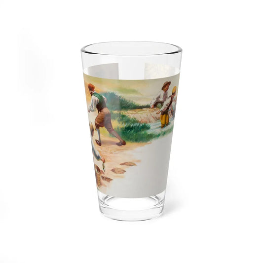 Squanto and the Miracle of Thanksgiving, interior illustrations (11), 2012 (Magazine Illustration) Pint Glass 16oz 16oz - Go Mug Yourself