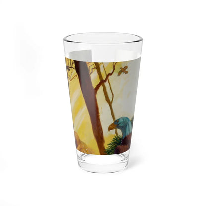 Squanto and the Miracle of Thanksgiving, interior illustrations (18), 2012 (Magazine Illustration) Pint Glass 16oz 16oz - Go Mug Yourself