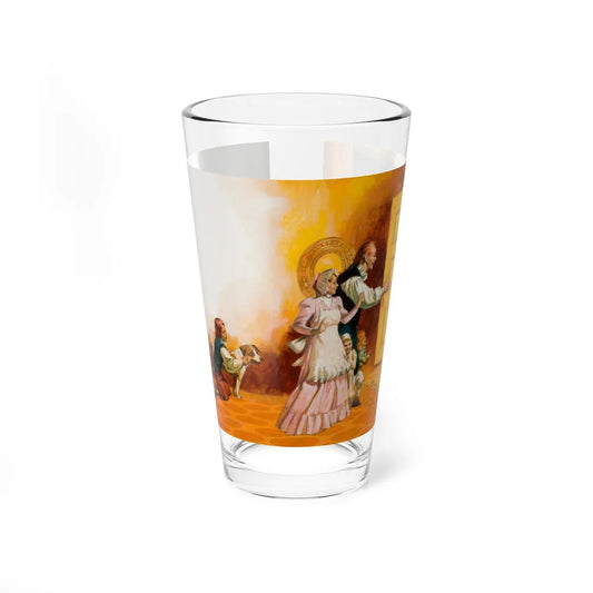 Squanto and the Miracle of Thanksgiving, interior illustrations (2), 2012 (Magazine Illustration) Pint Glass 16oz 16oz - Go Mug Yourself