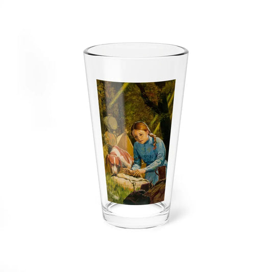 Squanto and the Miracle of Thanksgiving, interior illustrations (20), 2012 (Magazine Illustration) Pint Glass 16oz 16oz - Go Mug Yourself