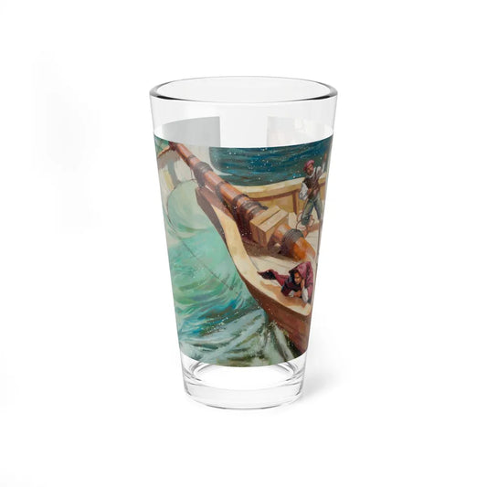 Squanto and the Miracle of Thanksgiving, interior illustrations (21), 2012 (Magazine Illustration) Pint Glass 16oz 16oz - Go Mug Yourself