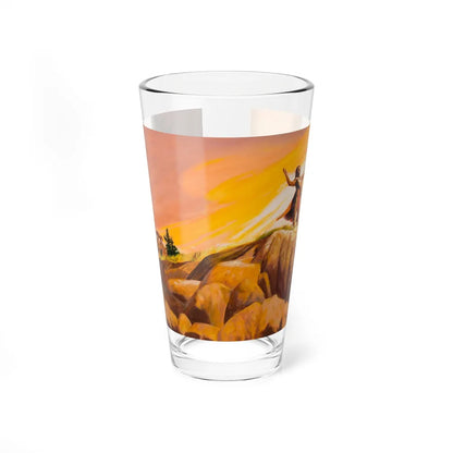 Squanto and the Miracle of Thanksgiving, interior illustrations (4), 2012 (Magazine Illustration) Pint Glass 16oz 16oz - Go Mug Yourself