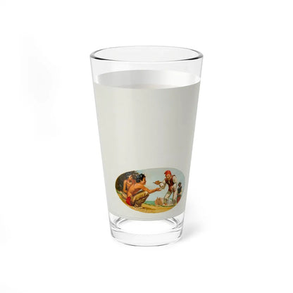 Squanto and the Miracle of Thanksgiving, interior illustrations (9), 2012 (Magazine Illustration) Pint Glass 16oz - Go Mug Yourself