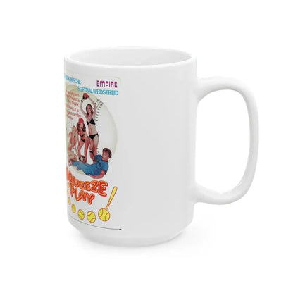 SQUEEZE PLAY (VHS COVER) - White Coffee Mug - Go Mug Yourself