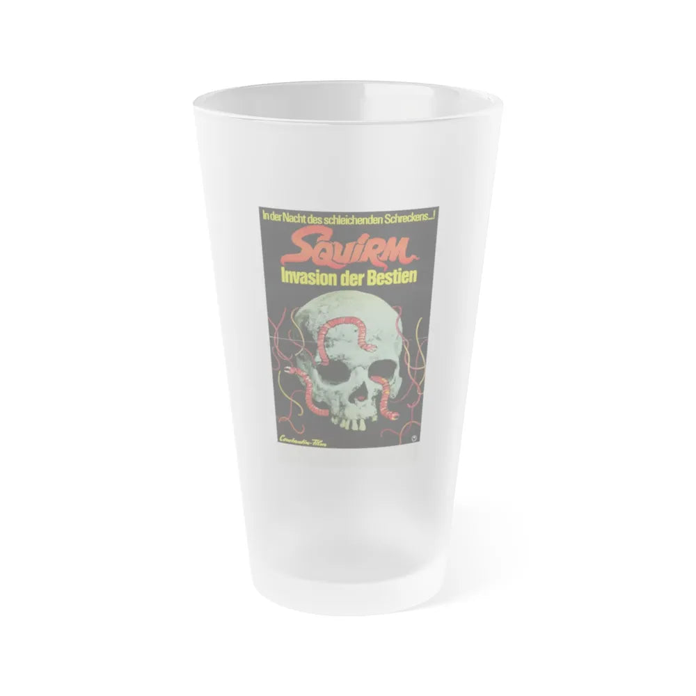 SQUIRM (GERMAN) 1976 Movie Poster - Frosted Pint Glass 16oz-16oz-Frosted-Go Mug Yourself