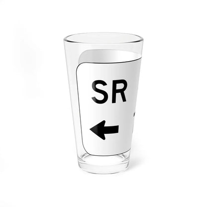 SR 4021 white sign (Pennsylvania) (Road Sign) Pint Glass 16oz - Go Mug Yourself