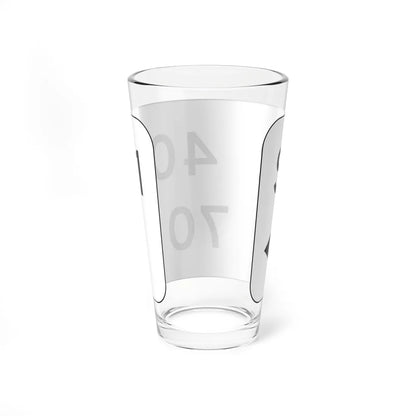 SR 4021 white sign (Pennsylvania) (Road Sign) Pint Glass 16oz - Go Mug Yourself