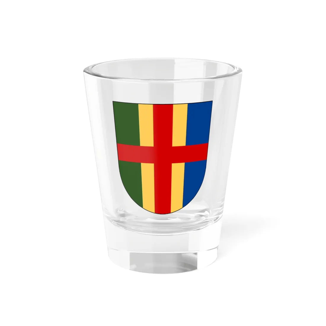 Sörby församling vapen (Sweden) (Coat of Arms) Shot Glass 1.5oz 1.5oz - Go Mug Yourself
