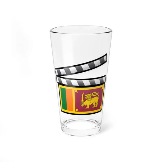 Sri Lanka film clapperboard (Sri Lanka) Pint Glass 16oz 16oz - Go Mug Yourself
