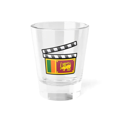 Sri Lanka film clapperboard (Sri Lanka) Shot Glass 1.5oz 1.5oz - Go Mug Yourself