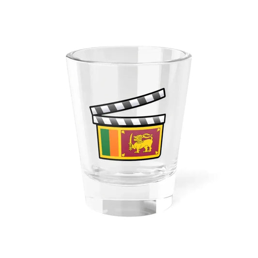 Sri Lanka film clapperboard (Sri Lanka) Shot Glass 1.5oz 1.5oz - Go Mug Yourself