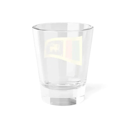 Sri Lanka Flag - iconic waving (Sri Lanka) Shot Glass 1.5oz - Go Mug Yourself