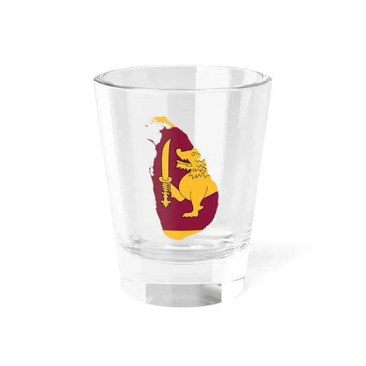 Sri Lanka-Flagmap (Sri Lanka) Shot Glass 1.5oz 1.5oz - Go Mug Yourself