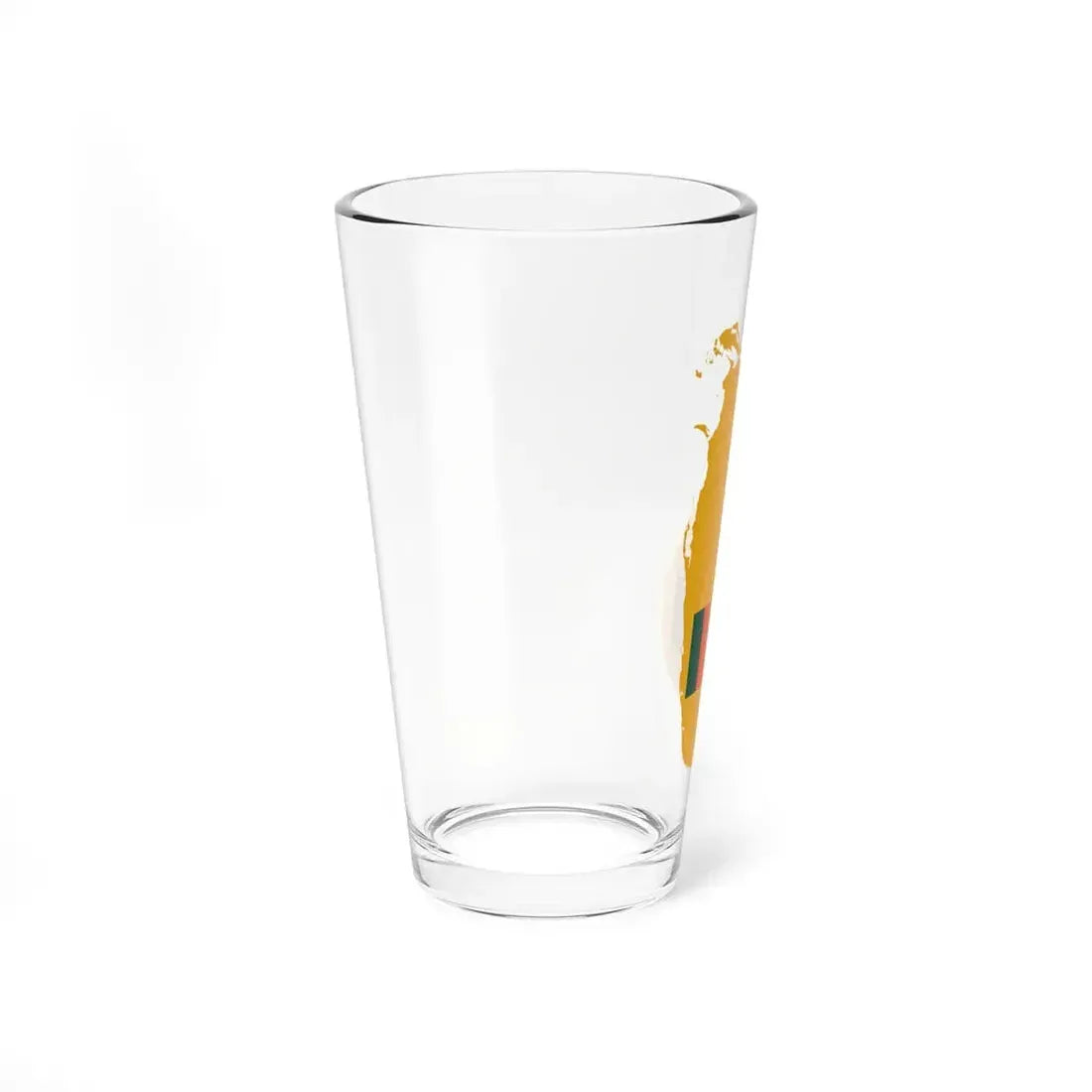 Sri Lanka Map Flag (Sri Lanka) Pint Glass 16oz - Go Mug Yourself