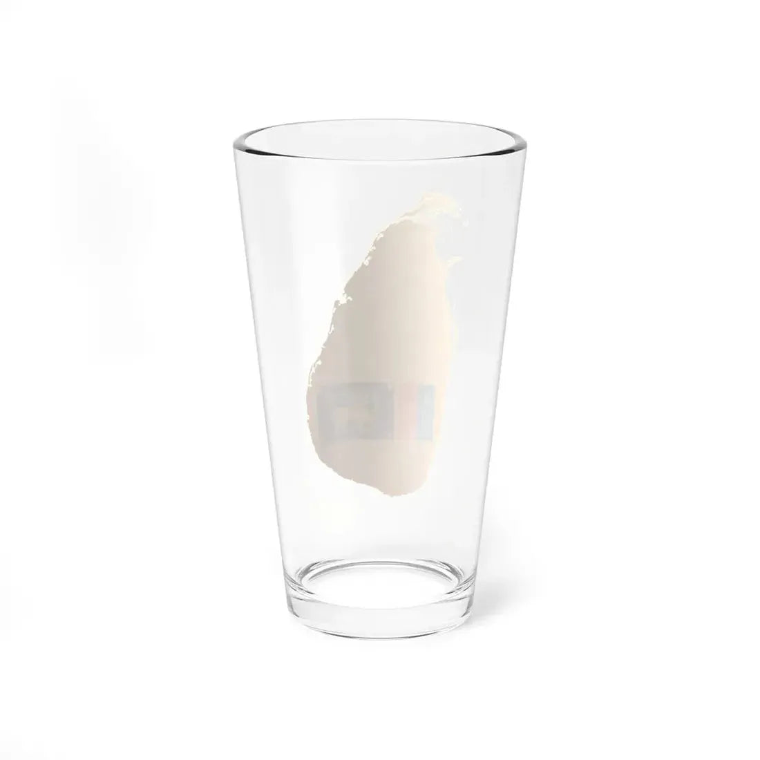 Sri Lanka Map Flag (Sri Lanka) Pint Glass 16oz - Go Mug Yourself