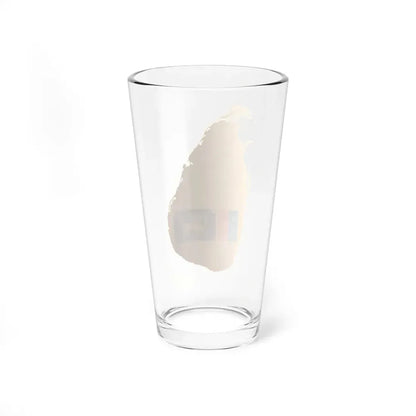 Sri Lanka Map Flag (Sri Lanka) Pint Glass 16oz - Go Mug Yourself
