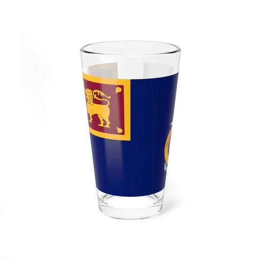 Sri Lankan Coast Guard Flag (Sri Lanka) Pint Glass 16oz 16oz - Go Mug Yourself