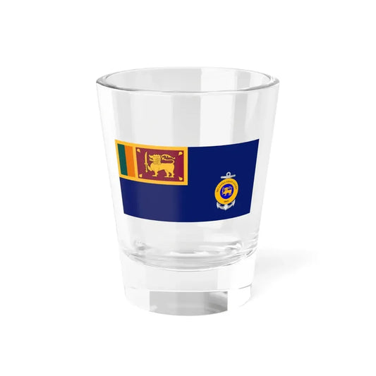 Sri Lankan Coast Guard Flag (Sri Lanka) Shot Glass 1.5oz 1.5oz - Go Mug Yourself