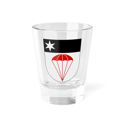Särskilda fallskärmsenheten SFE (Sweden) (Coat of Arms) Shot Glass 1.5oz 1.5oz - Go Mug Yourself