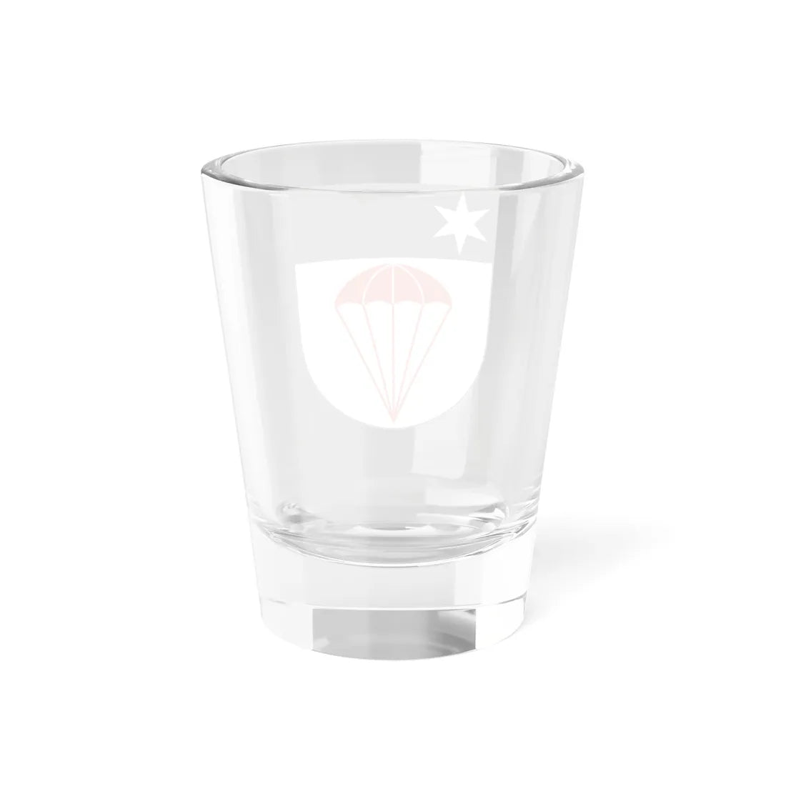 Särskilda fallskärmsenheten SFE (Sweden) (Coat of Arms) Shot Glass 1.5oz - Go Mug Yourself