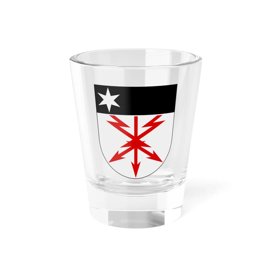 Särskilda sambandsenheten SSE (Sweden) (Coat of Arms) Shot Glass 1.5oz 1.5oz - Go Mug Yourself