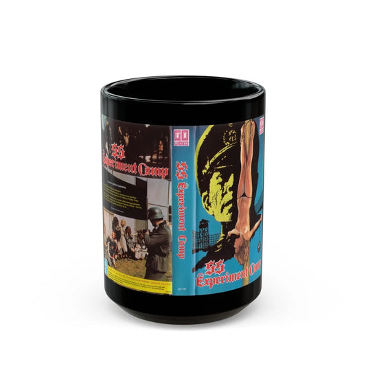 SS EXPERIMENT CAMP NAZIXPLOIATION (VHS COVER) - Black Coffee Mug-15oz-Go Mug Yourself