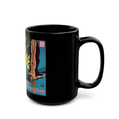 SS EXPERIMENT CAMP NAZIXPLOIATION (VHS COVER) - Black Coffee Mug - Go Mug Yourself