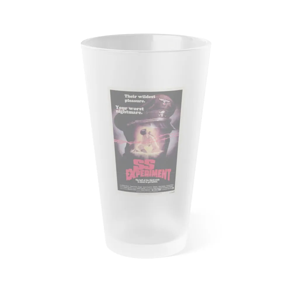 SS EXPERIMENT LOVE CAMP (2) 1976 Movie Poster - Frosted Pint Glass 16oz-16oz-Frosted-Go Mug Yourself