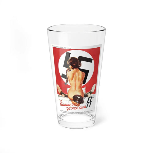 SS GIRLS (FRENCH) 1977 Movie Poster - Pint Glass 16oz-16oz-Go Mug Yourself