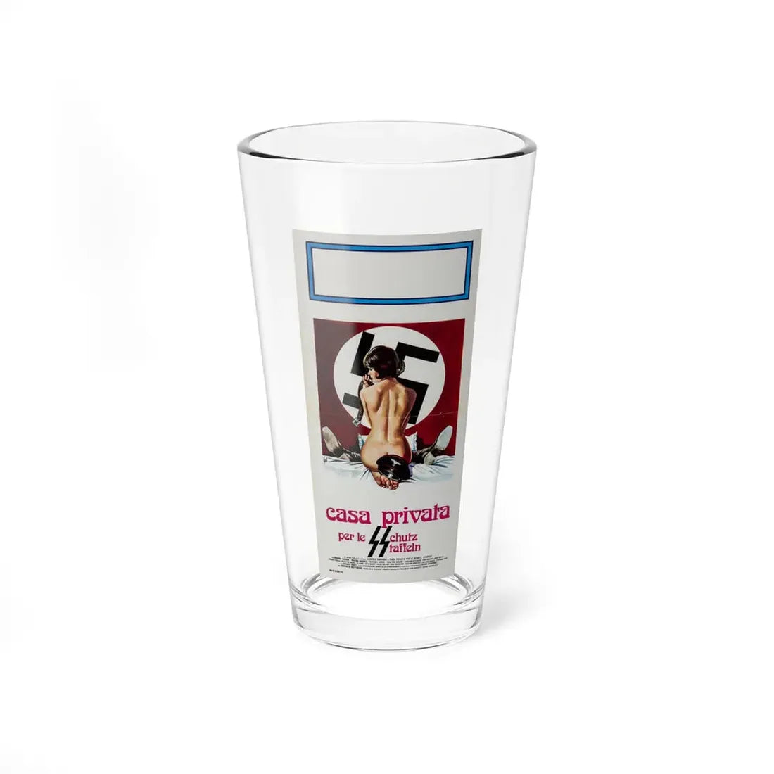 SS GIRLS (ITALIAN) 2 1977 Movie Poster - Pint Glass 16oz 16oz - Go Mug Yourself